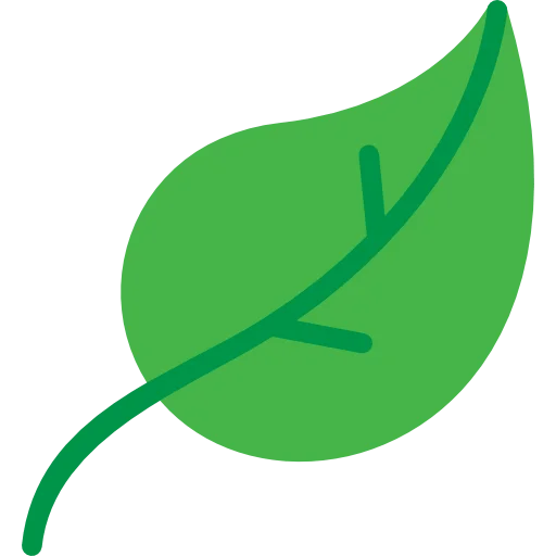 Feuille verte symbole de biodiversité