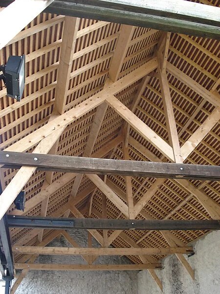 Une charpente en bois